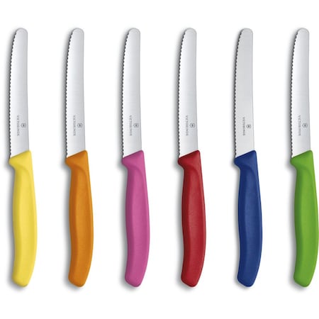 Swiss Army Brands 2024 Victorinox Kitchen Swiss Classic 6 Piece Utility Knife Set VIC-6.7839.6G